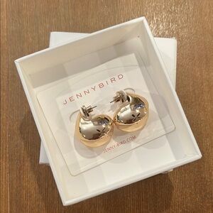 Jenny Bird Paige Puff Earrings in gold